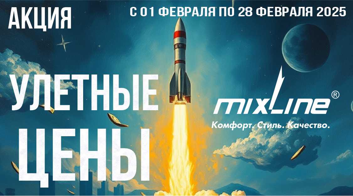 Улетные цены на смесители Mixline,серия Energy!